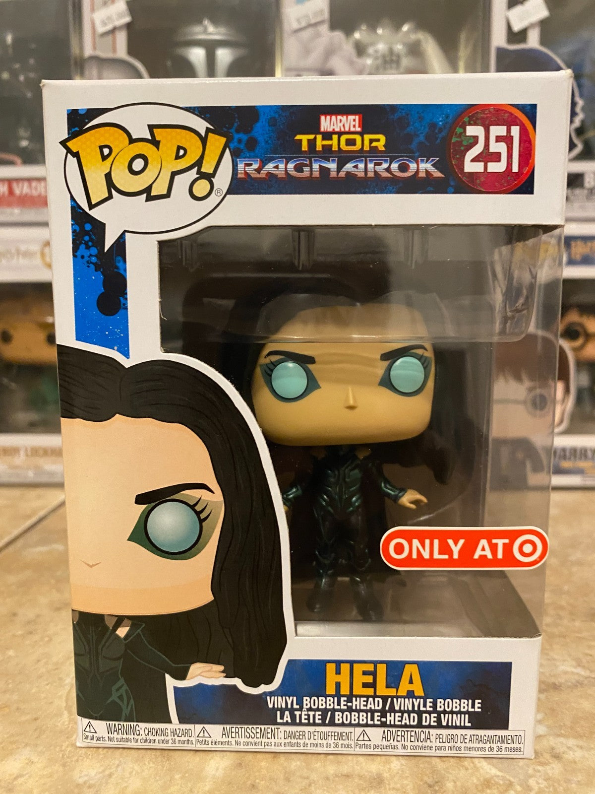 Funko Pop! Vinyl: Marvel - Hela - Target (Exclusive) #251 w Protector