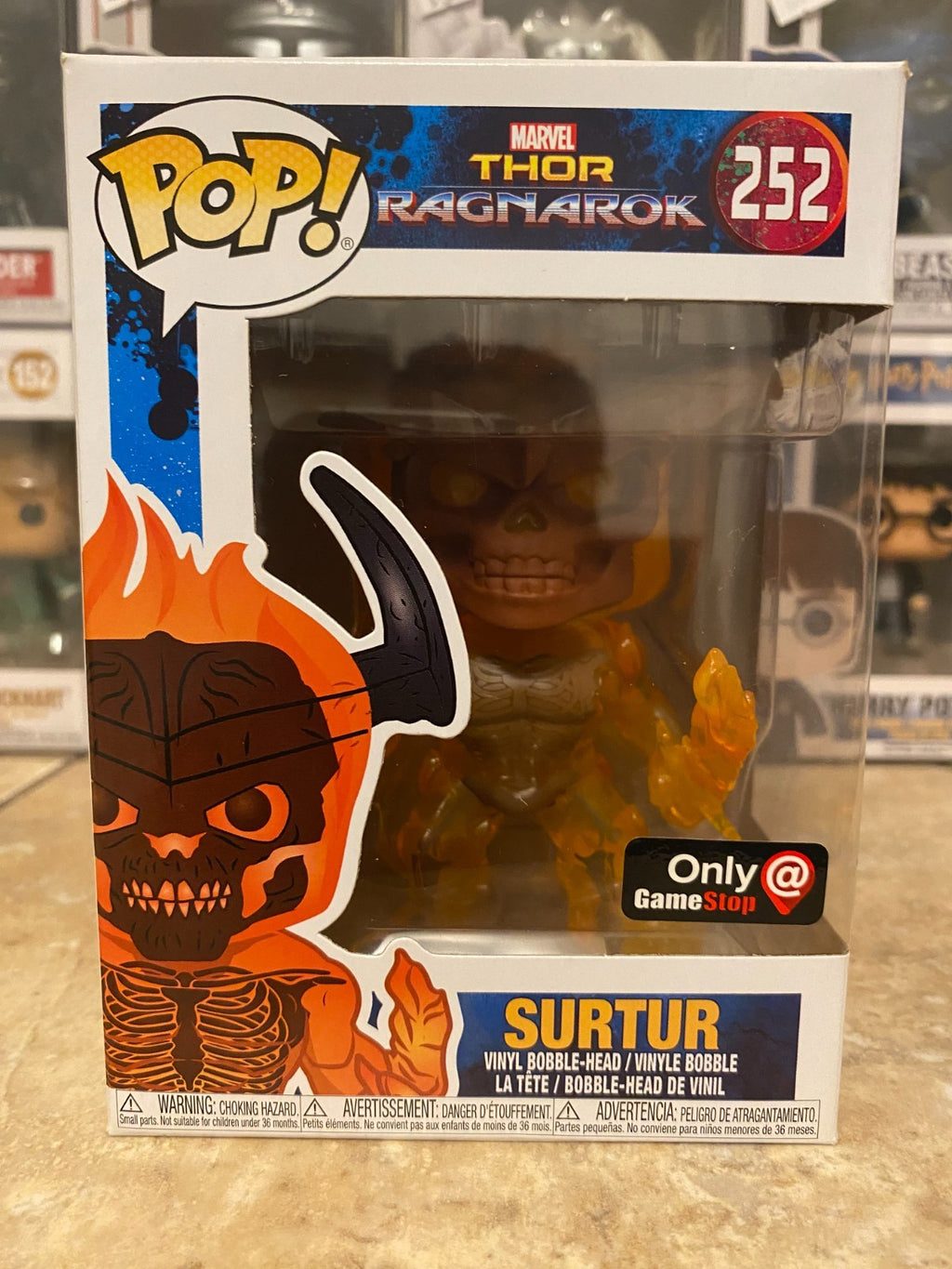 Funko Pop! Vinyl: Marvel - Surtur - GameStop (Exclusive) #252 w Protector