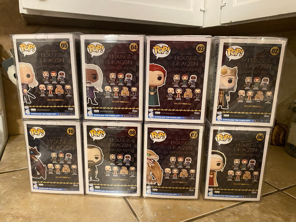 Funko Pop! House of The Dragon - Series 3 - Set of 8 w Protectors
