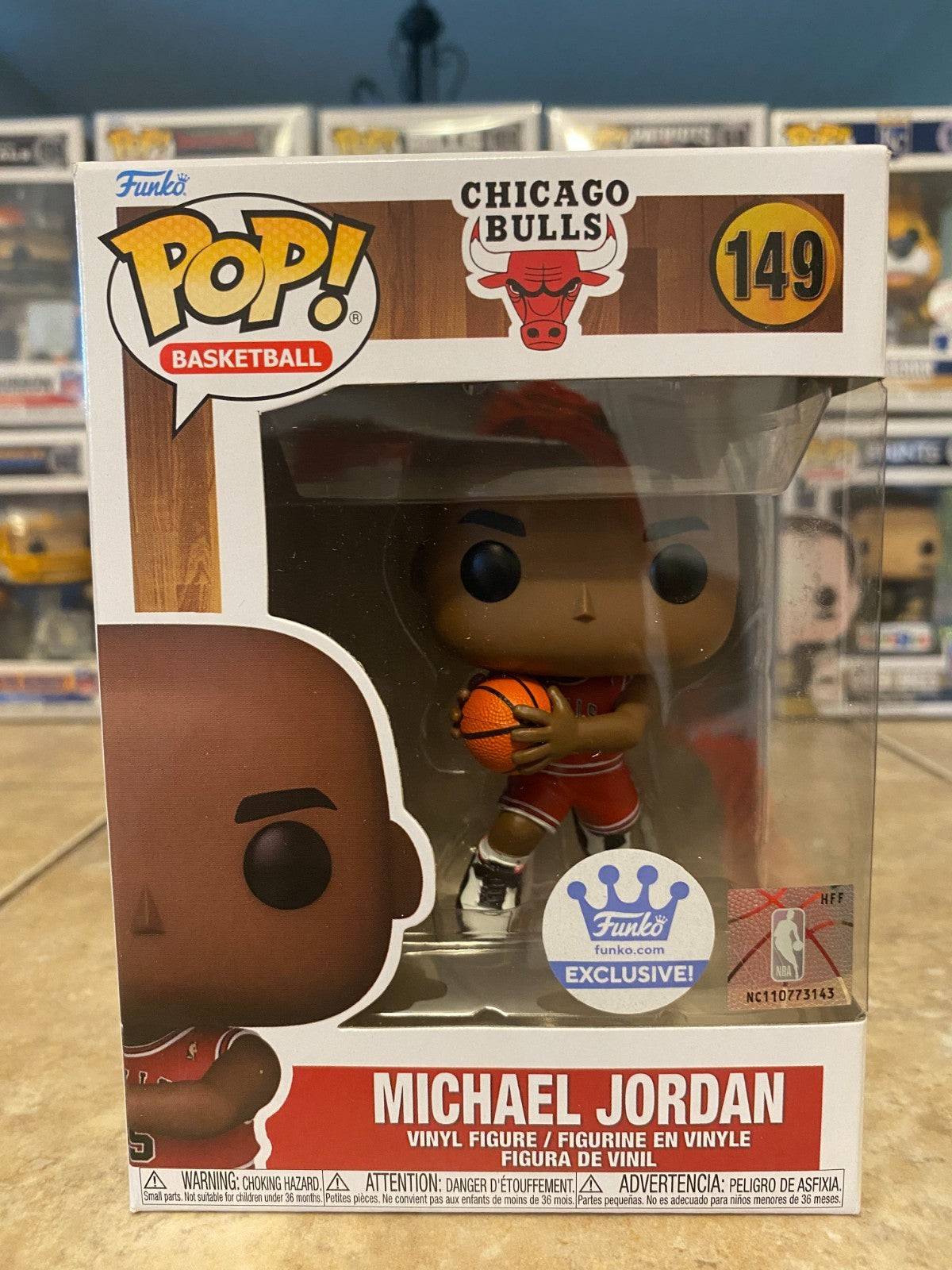 Funko Pop! Michael Jordan #149 Chicago Bulls + Protector