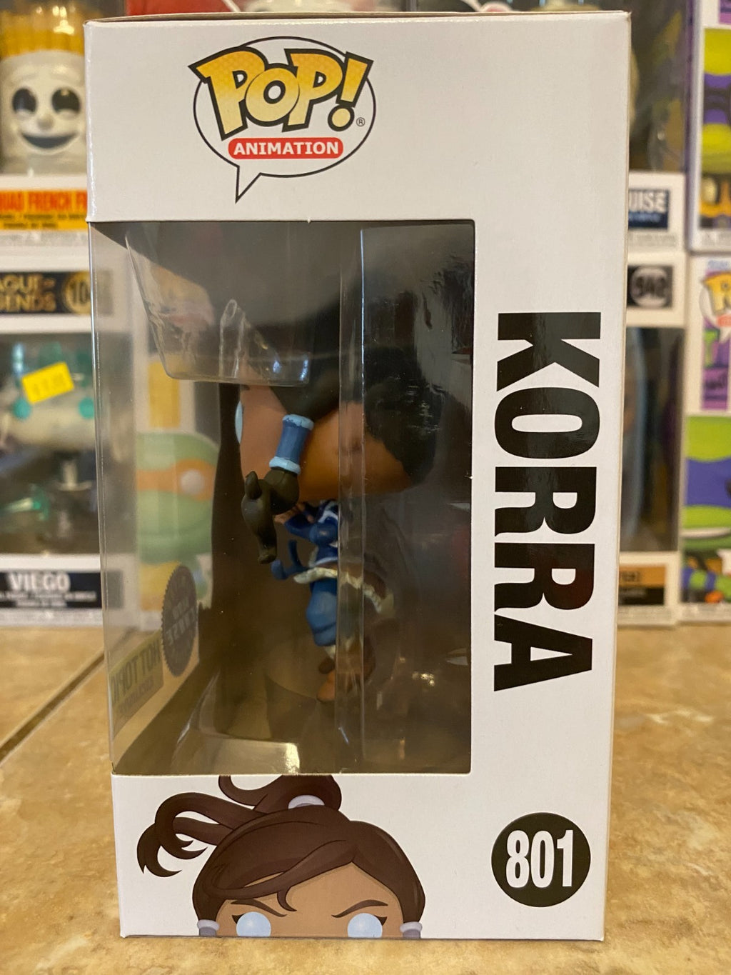 Funko Pop! Vinyl: Nickelodeon - Korra (GITD Chase) - Hot Topic Excl w Protector