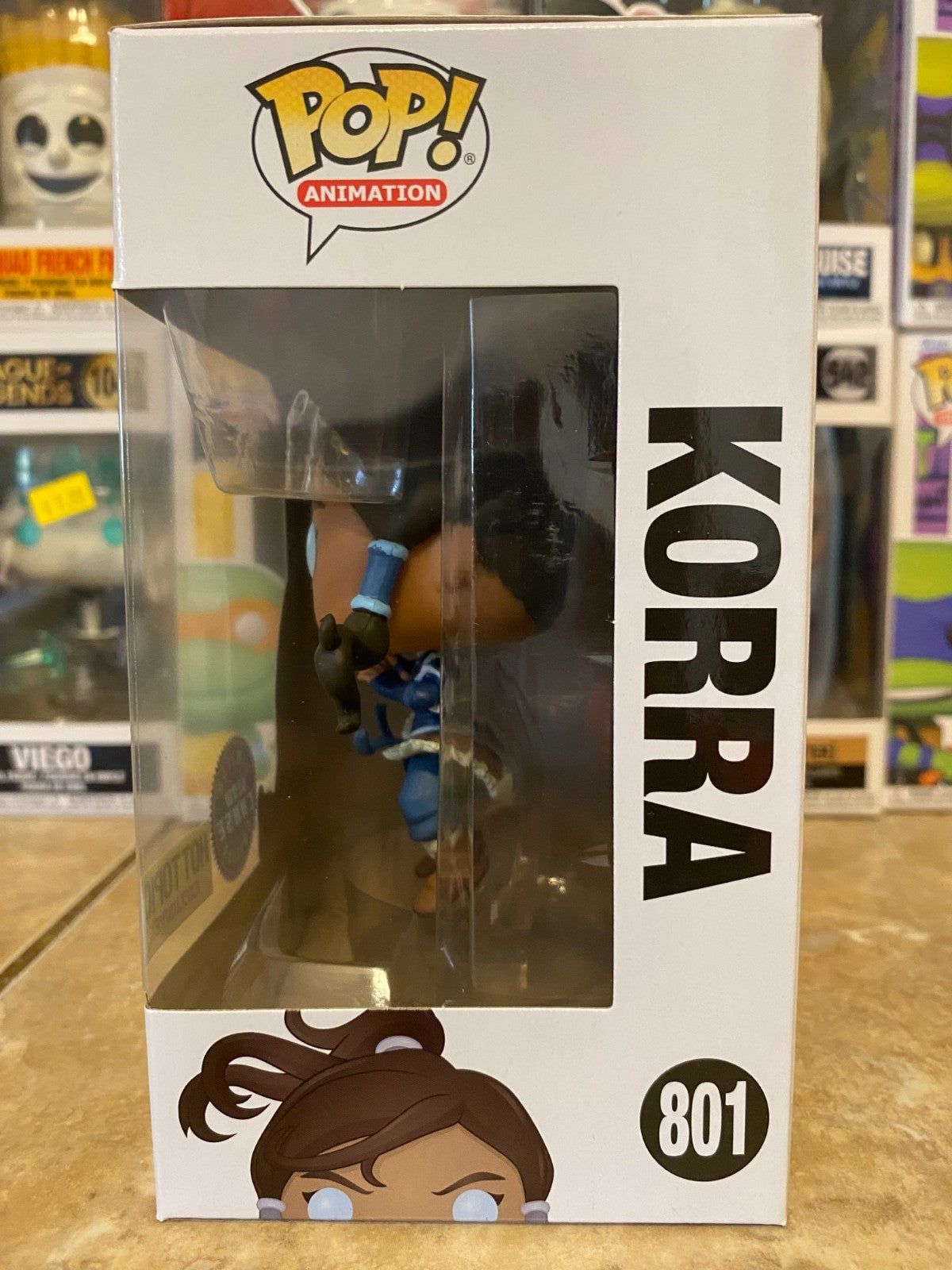 Funko Pop! Vinyl: Nickelodeon - Korra (GITD Chase) - Hot Topic Excl w Protector
