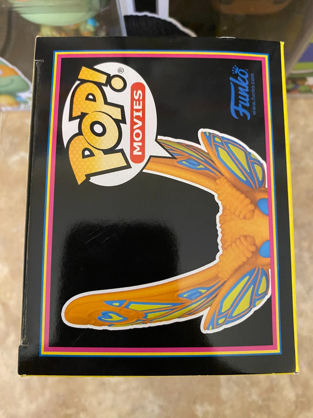 Funko Pop! Godzilla - Mothra (Black Light) - Entertainment Earth w Protector