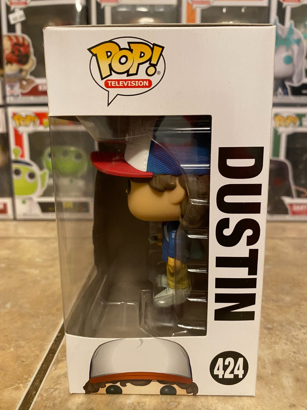 Funko Pop! Vinyl: Stranger Things - Dustin Henderson #424 w Protector