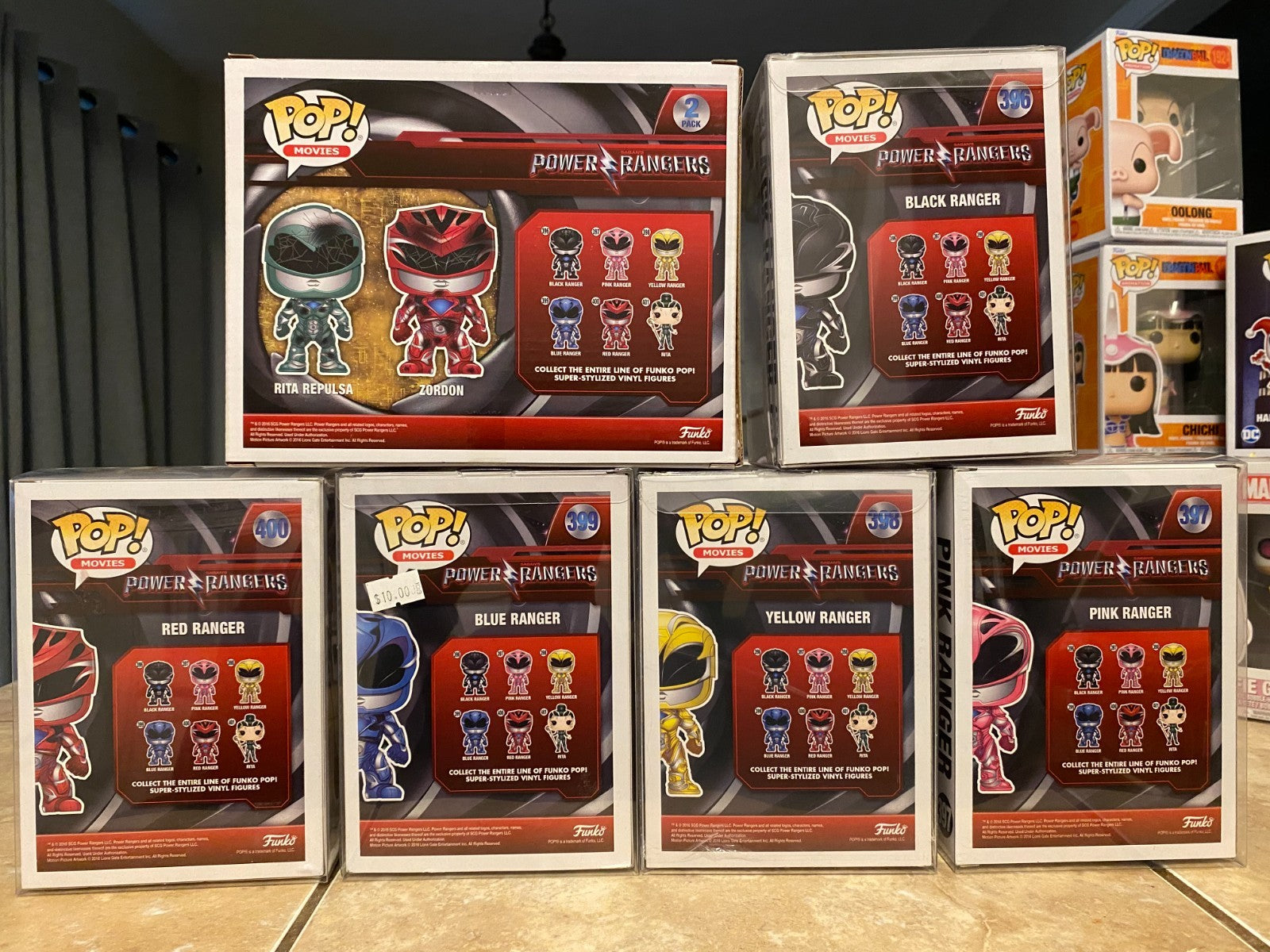 Funko Pop - Mighty Morphin Power Rangers 30th Anniversary Lot