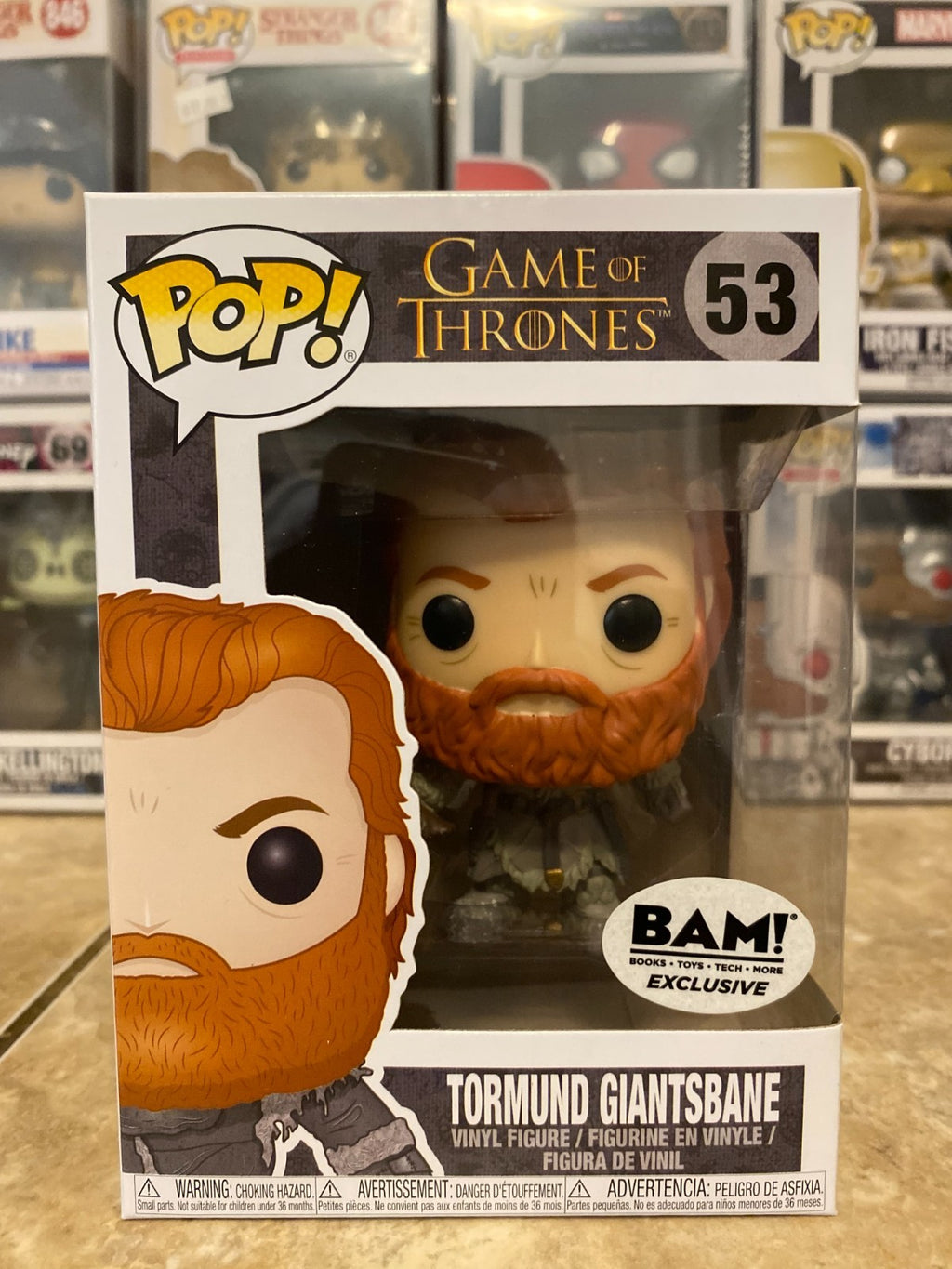 Funko Pop! Vinyl Game of Thrones - Tormund Giantsbane (Snow Covered) w Protector