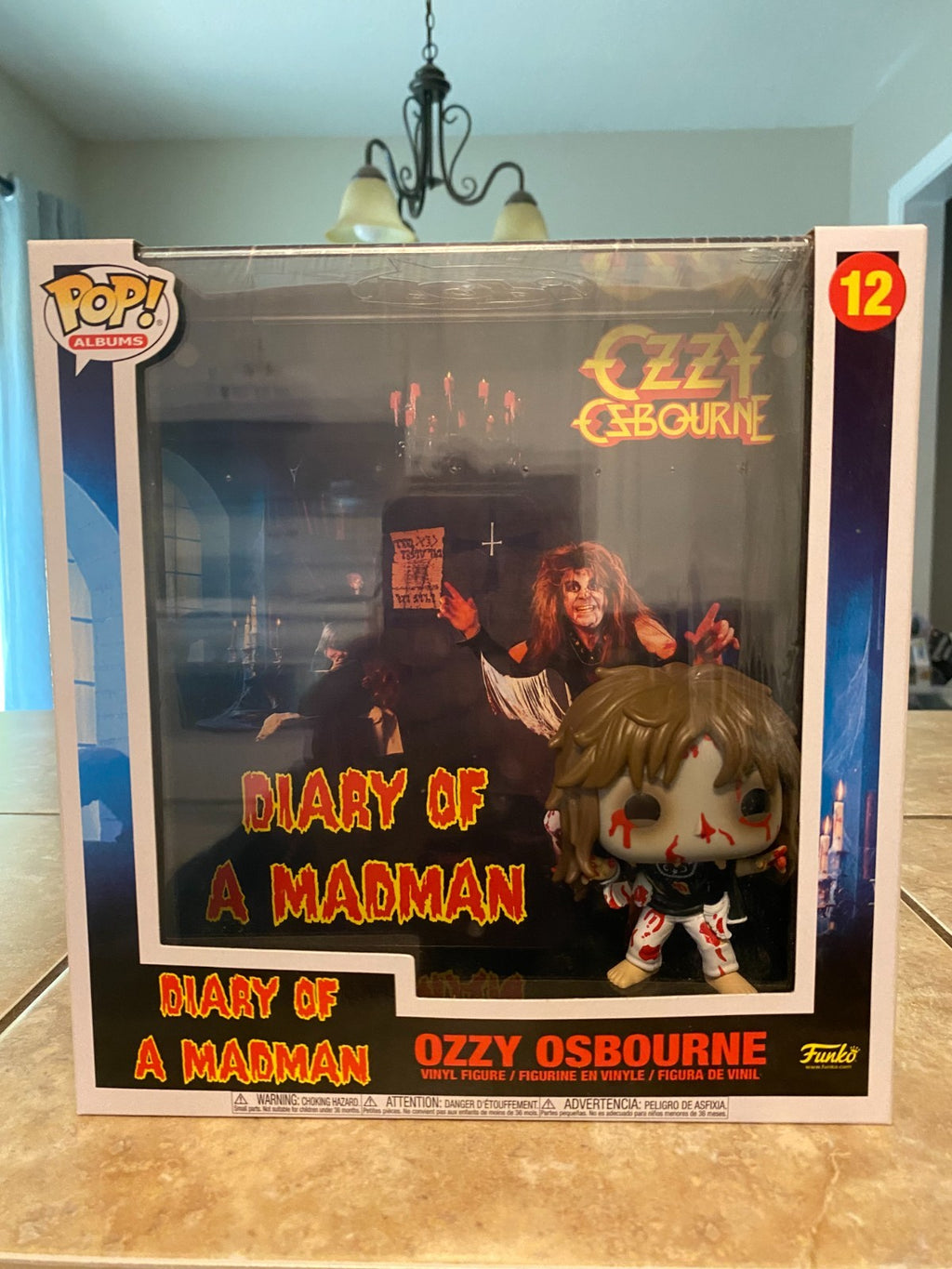 Funko Pop! Rocks Ozzy Osbourne #12 Diary of a Madman Pop Albums Vinyl Figure