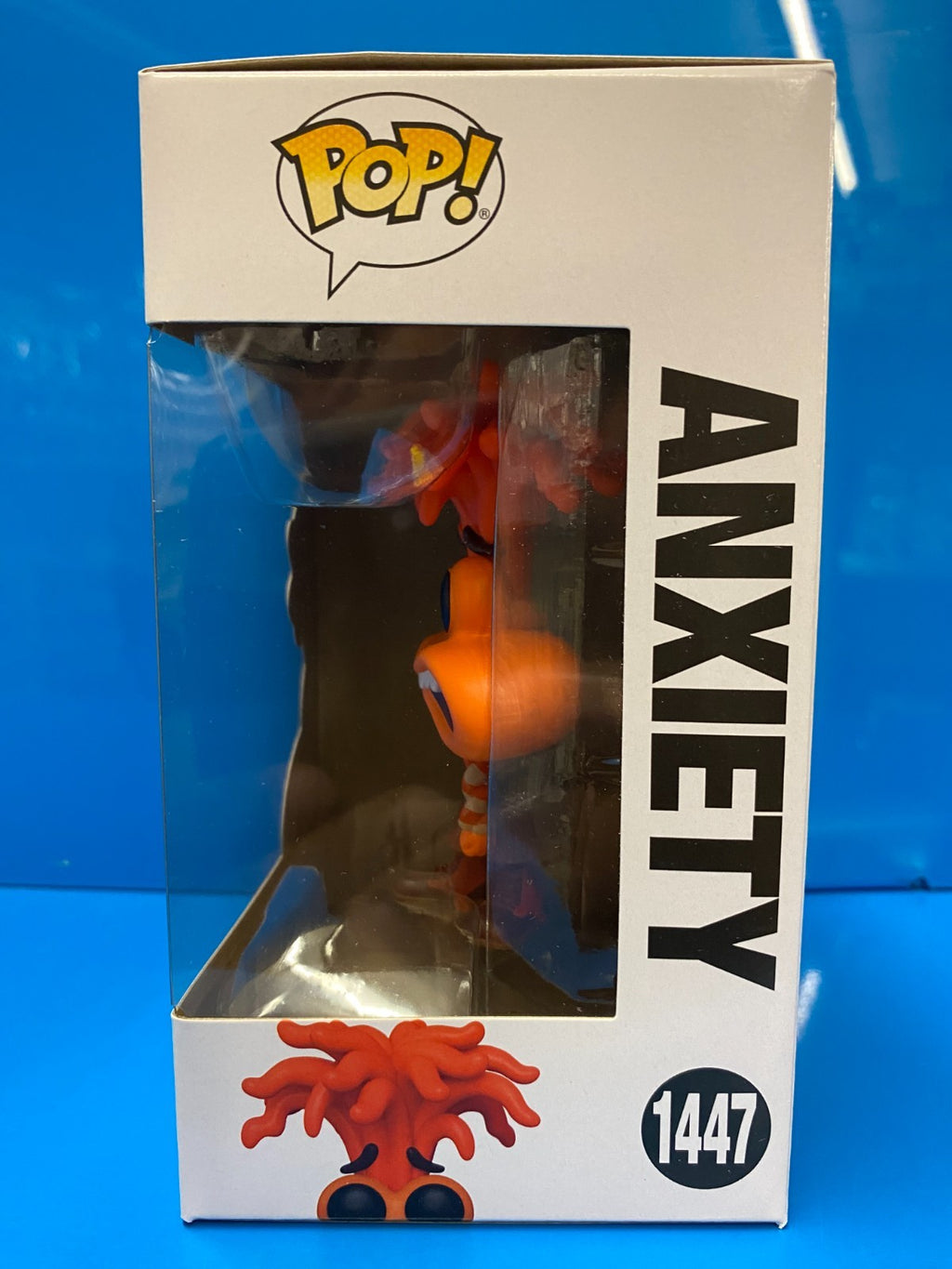 Vaulted Funko POP! Disney Pixar Inside Out 2 Anxiety #1447 w/ soft pop protector