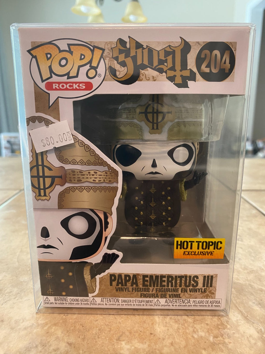 Funko Pop Vinyl - Papa Emeritus III #204: Ghost (Rocks) Hot Topic Exclusive