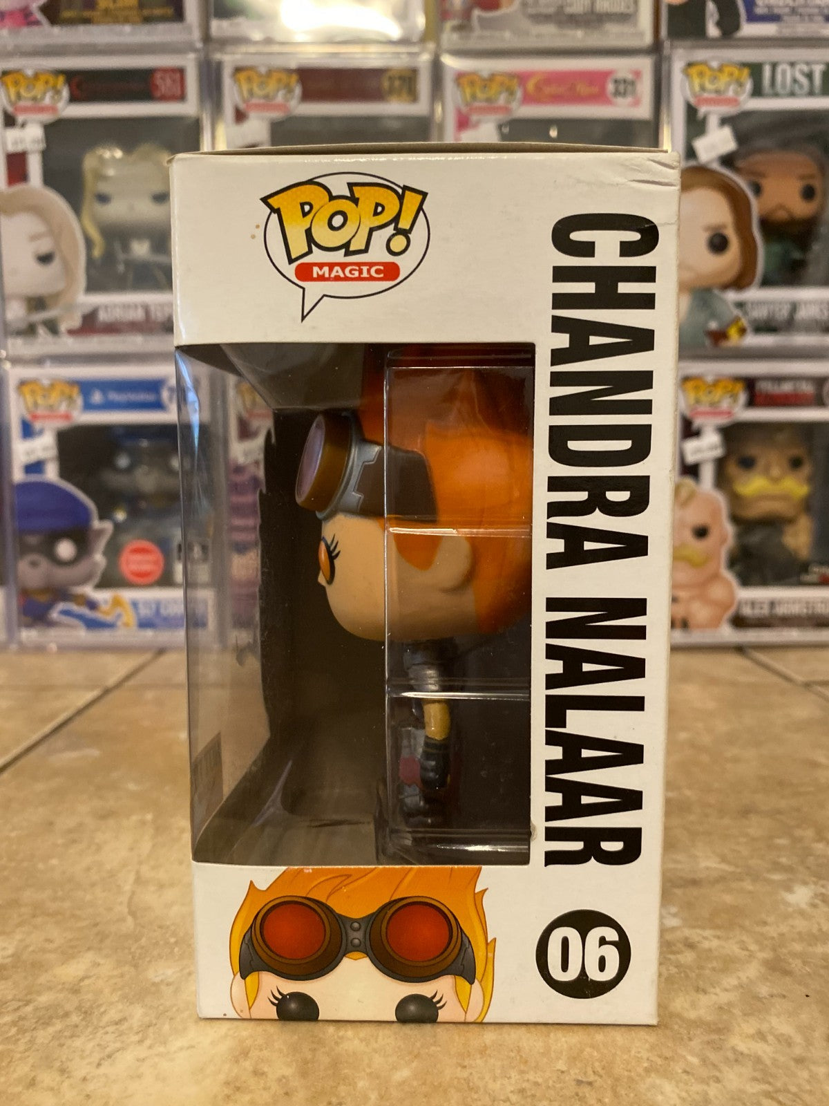 Funko Pop! Magic The Gathering: Chandra Nalaar #06 HT Excl. GITD W/Protector