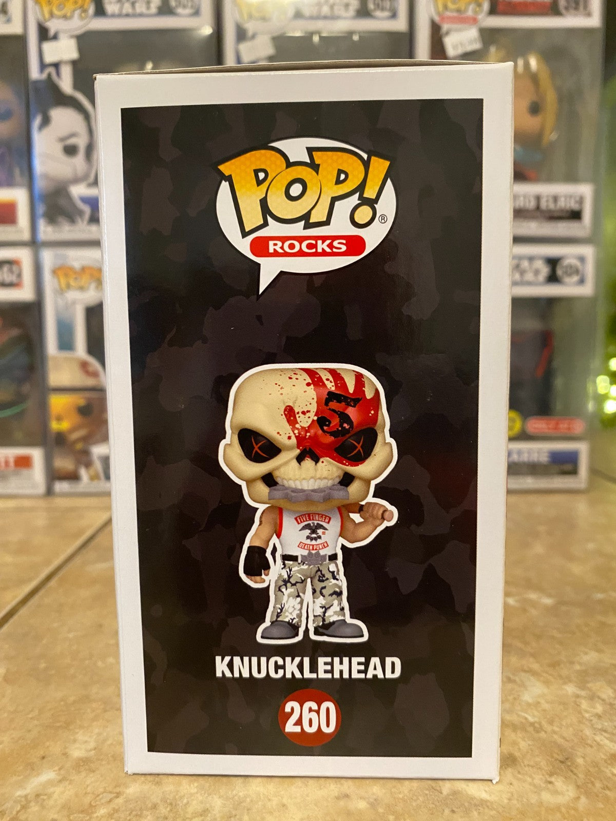 Funko Pop! Rocks Five Finger Death Punch Knucklehead #260 with Protector