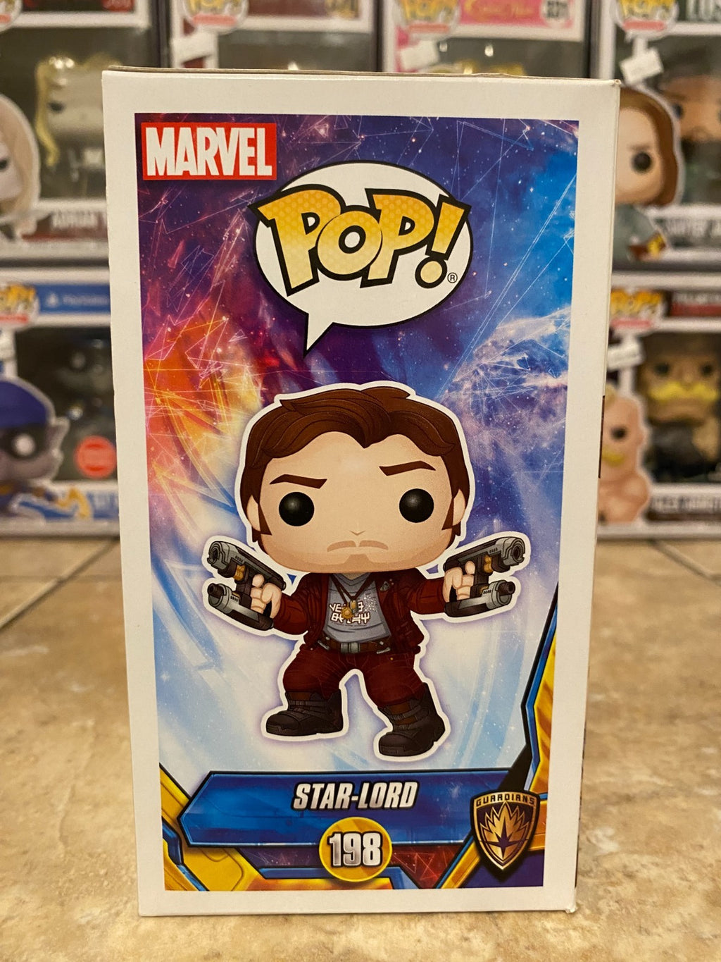 Funko Pop! Guardians of the Galaxy Vol 2 - Star-Lord #198 (Chase) w Protector
