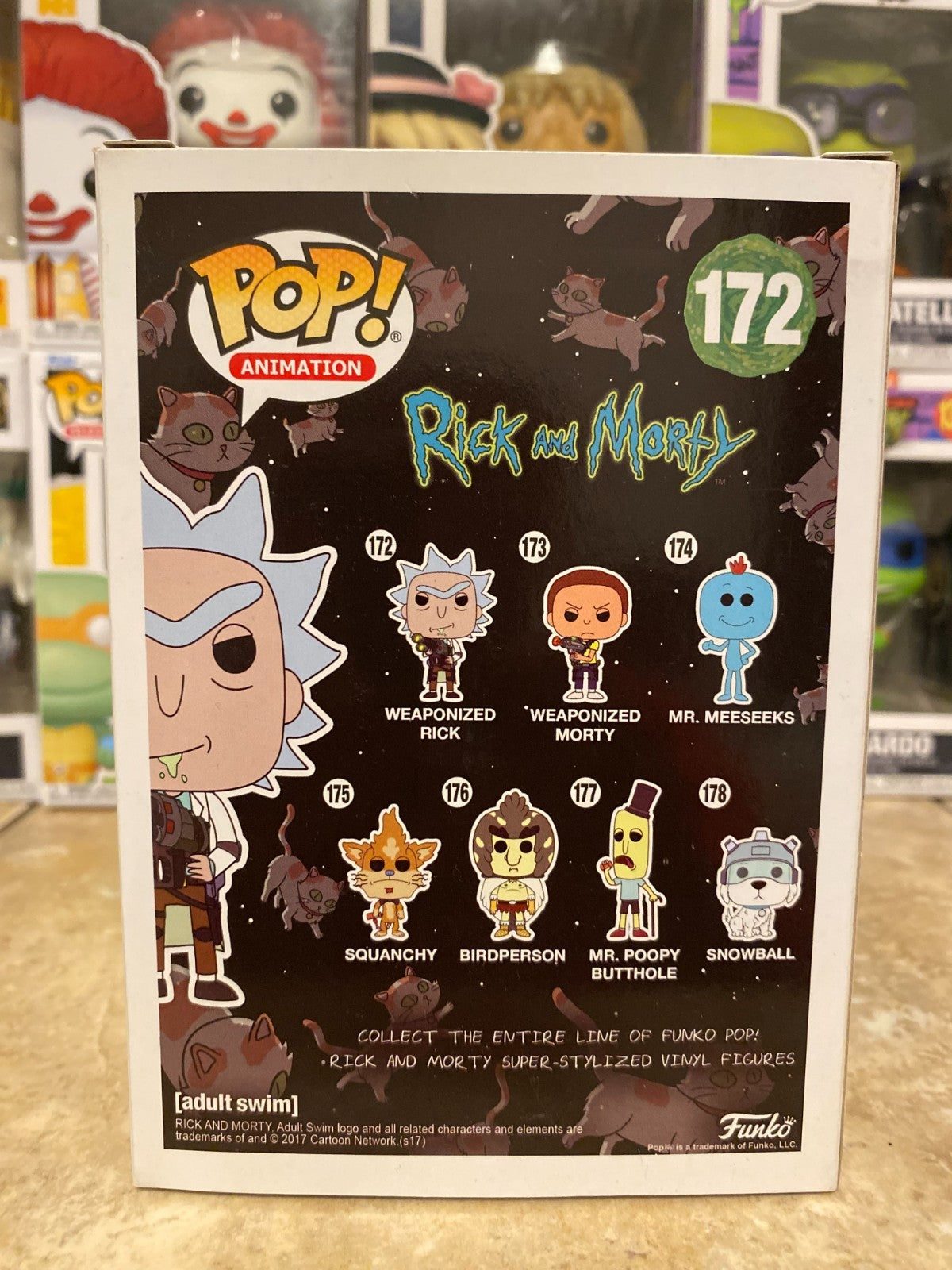 Funko POP! Rick & Morty: Weaponized Rick #172 **CHASE** w Protector