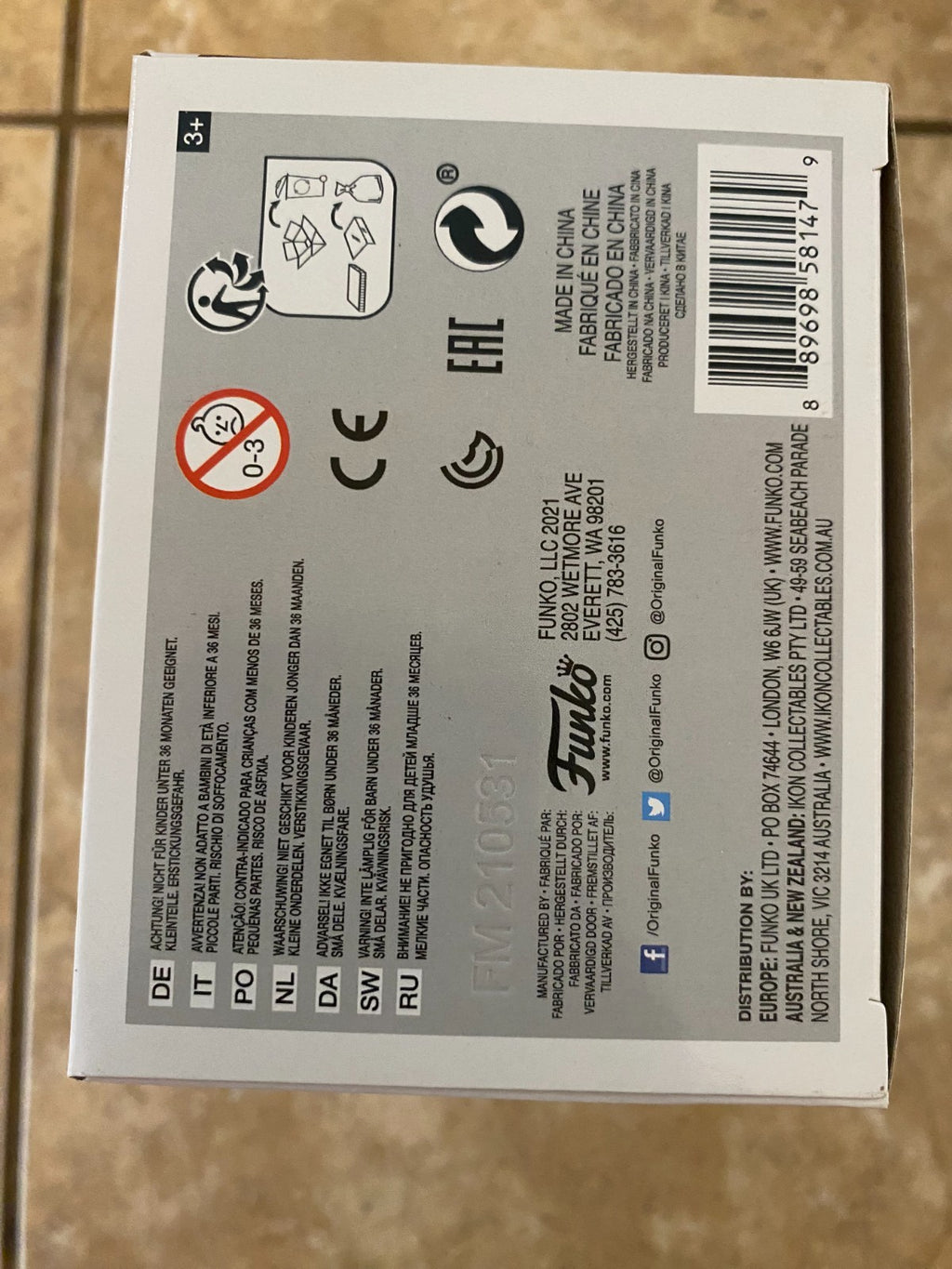 Funko Pop! NBA Michael Jordan Footlocker Family Exclusive #115 Basketball USA