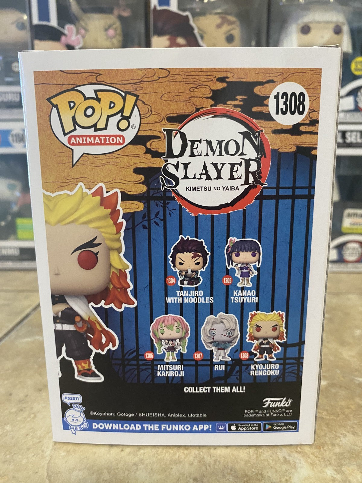 Funko Pop! Demon Slayer #1308 Kyojuro Rengoku w/Box Protector