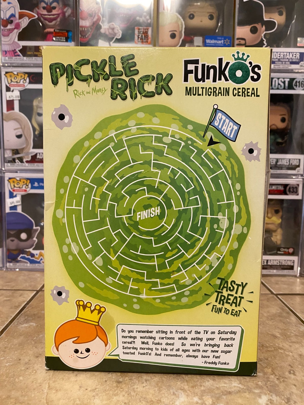 Funko Pop! Rick and Morty (Unopened) Cereal w Pickle Rick Pocket Pop