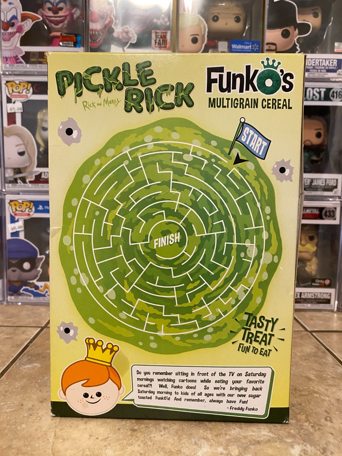 Funko Pop! Rick and Morty (Unopened) Cereal w Pickle Rick Pocket Pop