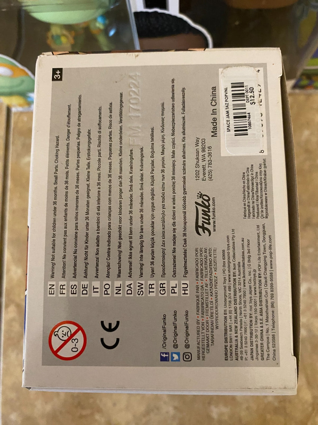 Funko Pop! Vinyl: Space Jam - Tasmanian "Taz" Devil (Chase) #414 w Protector