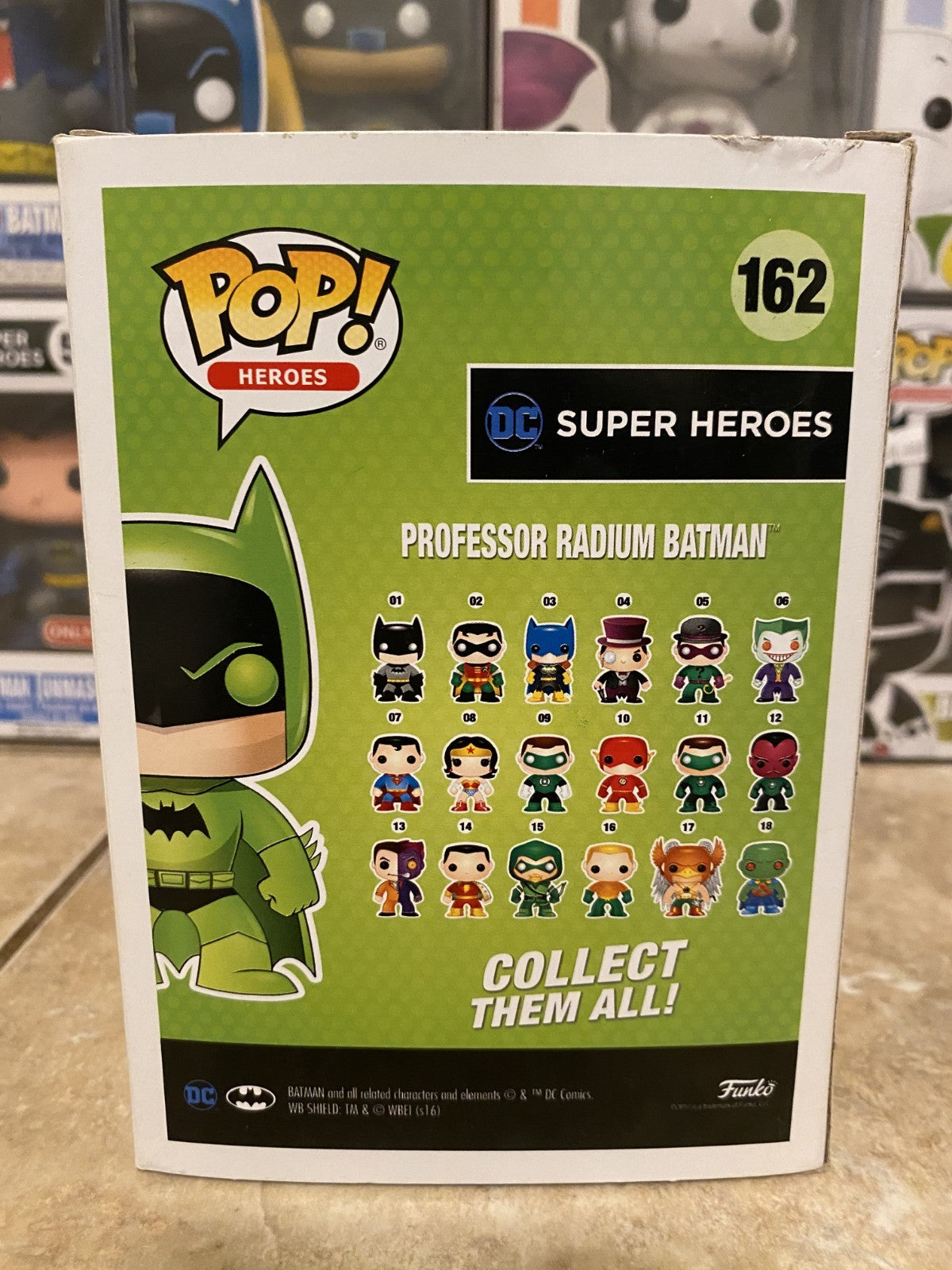 Funko Pop! Super Heroes #162 Pop! Heroes Professor Radium Batman (GITD)