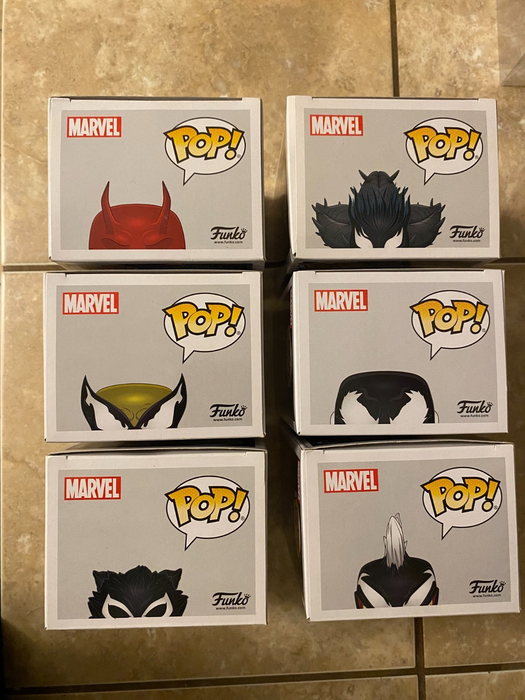 Funko Pop! Marvel: Venomized Complete Lot of 6 #511 thru #515 w Protectors