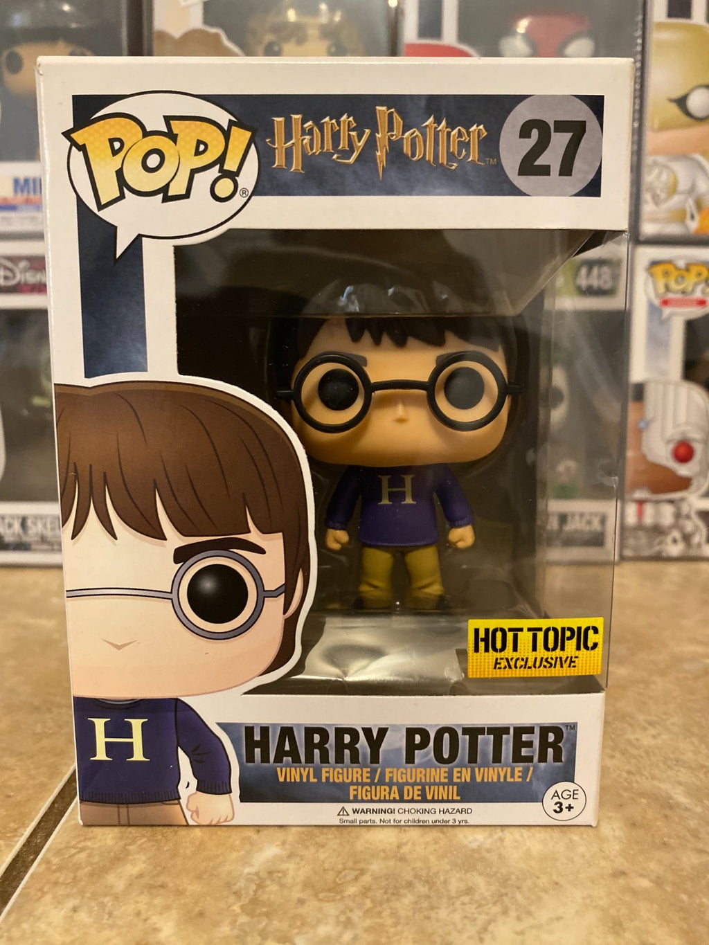 Funko Pop! Harry Potter - Harry Potter (in Sweater) - Hot Topic w Protector