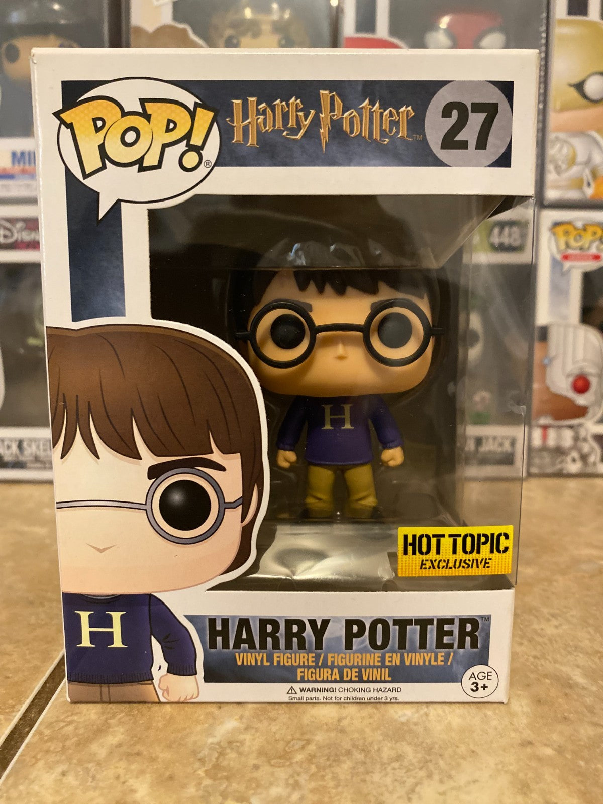Funko Pop! Harry Potter - Harry Potter (in Sweater) - Hot Topic w Protector