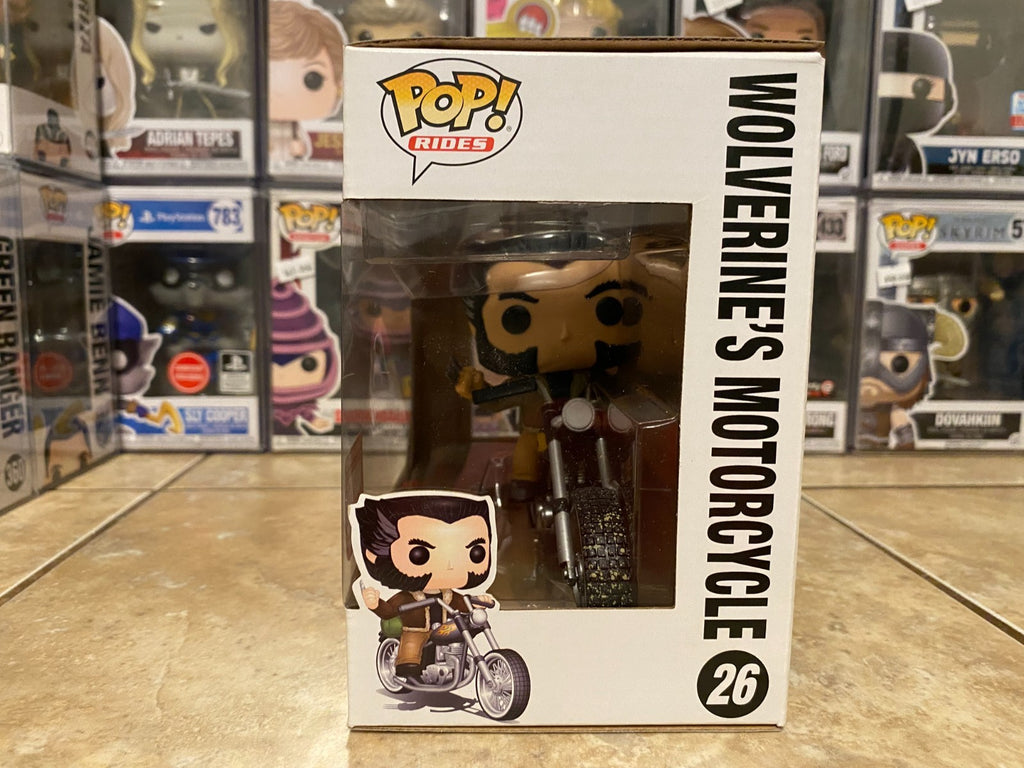 Funko Pop! Marvel X-Men Wolverine's Motorcycle #26 Vinyl Figure Marvel Exclusive