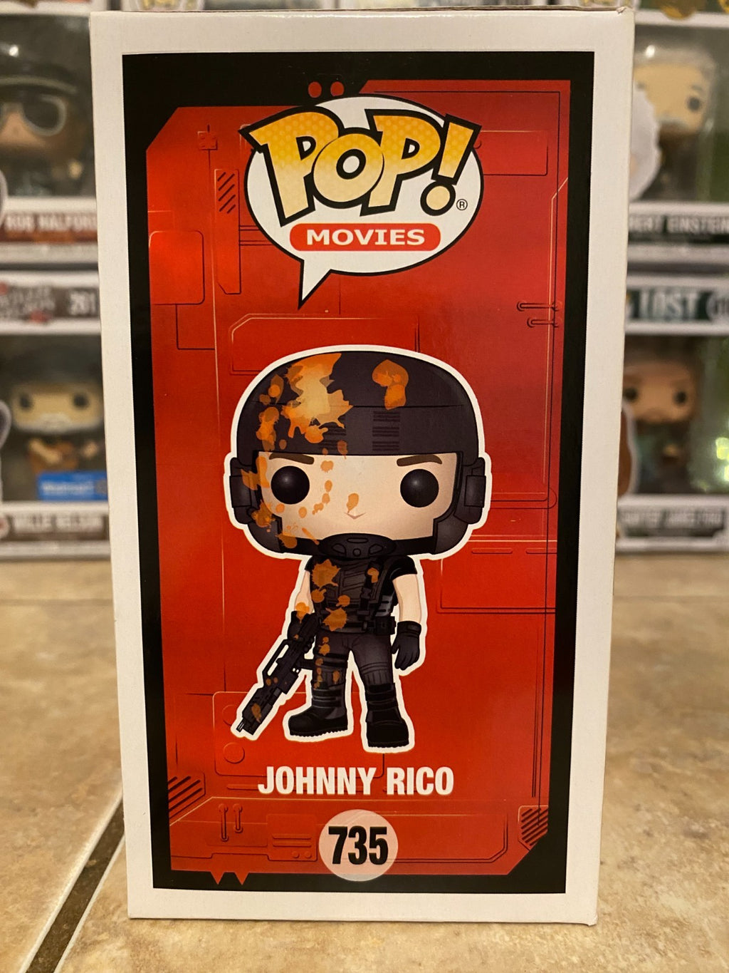 Funko Pop! Movies Starship Troopers #735 Johnny Rico 2019 Summer Convention NIB.