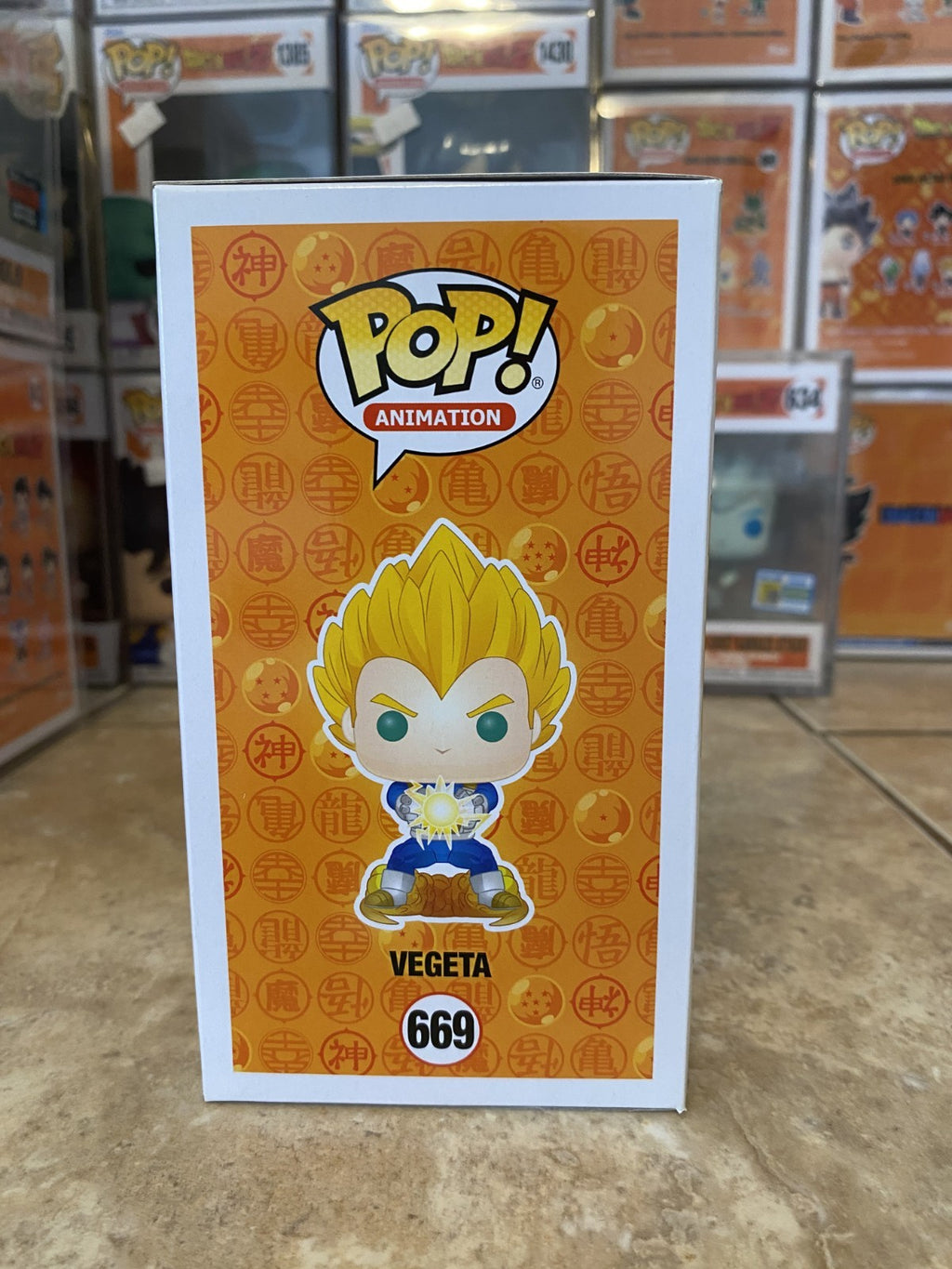 Funko Pop Dragon Ball Z #669 Vegeta 2019 NYC Fall Convention LE w Protector