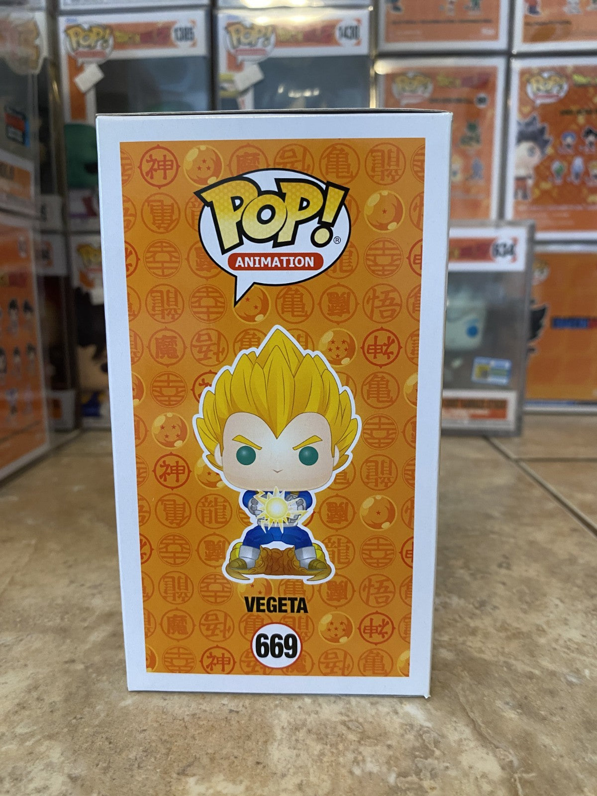 Funko Pop Dragon Ball Z #669 Vegeta 2019 NYC Fall Convention LE w Protector