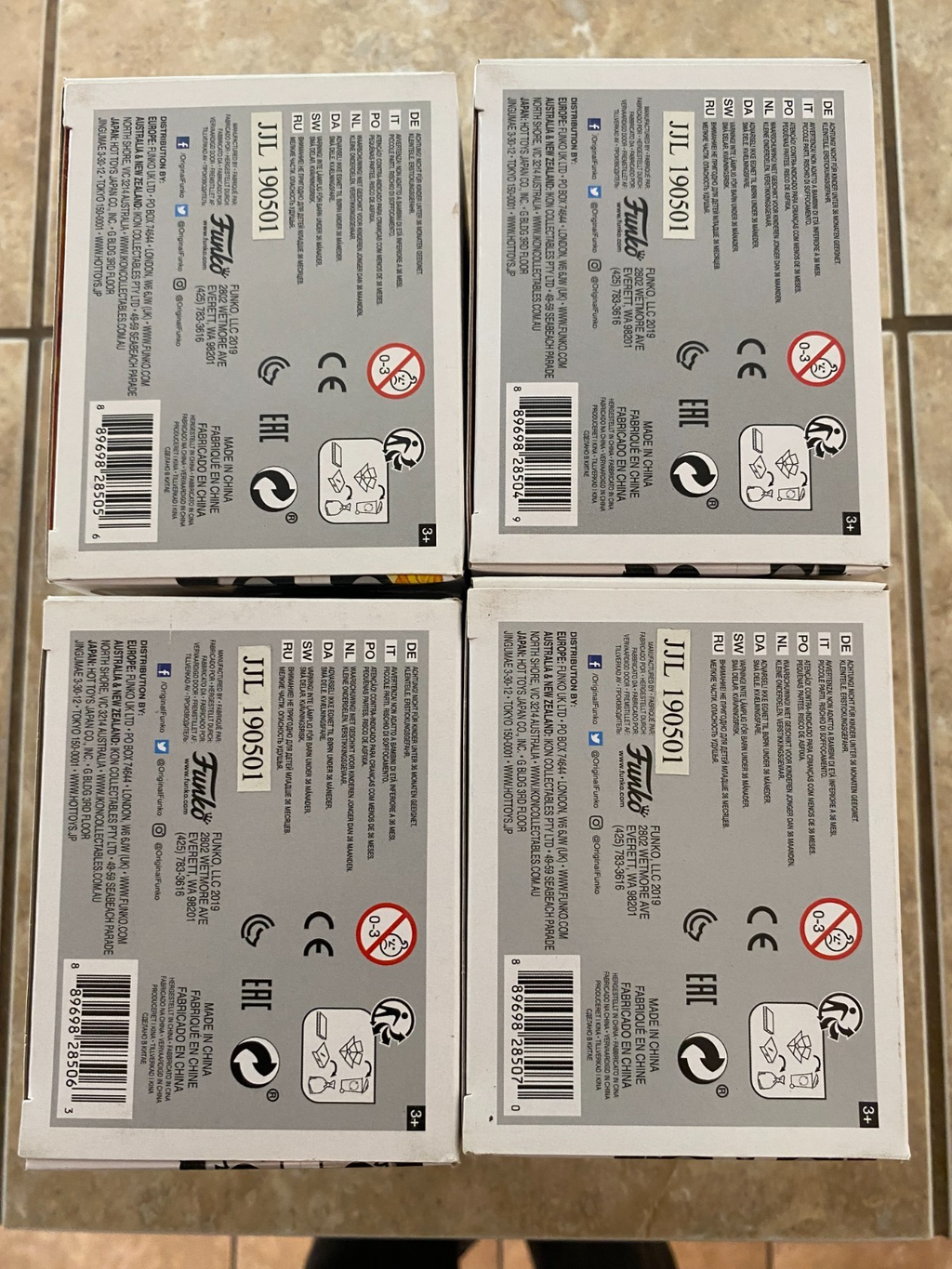 Funko Pop! Vinyl: Spaceman / Demon / Starchild / Catman 4 Piece Set