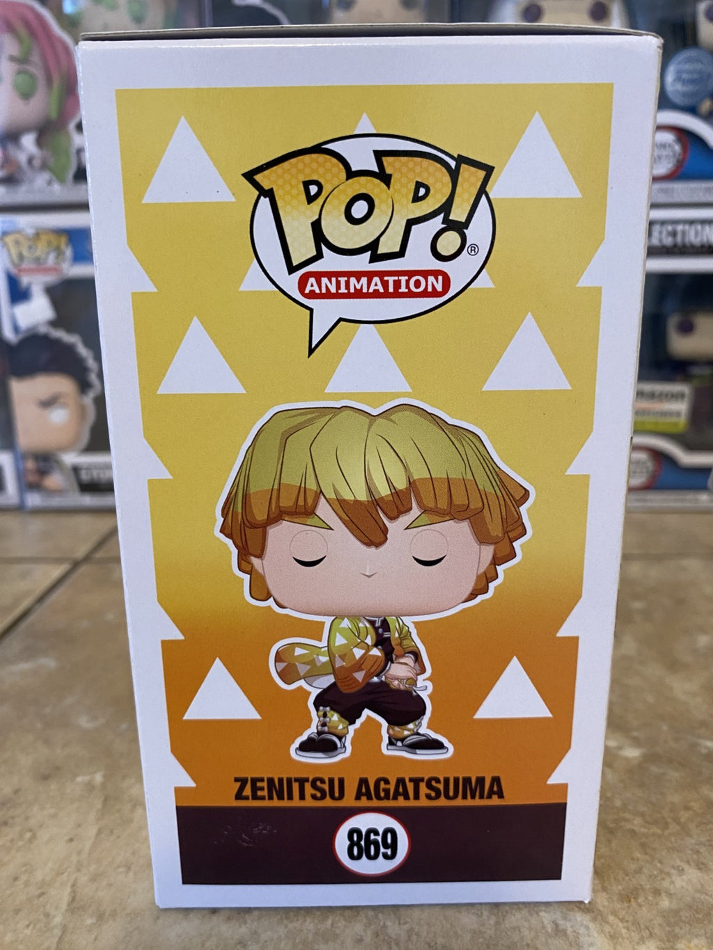 Funko Pop! Demon Slayer #869 Zenitsu Agatsuma w/Box Protector