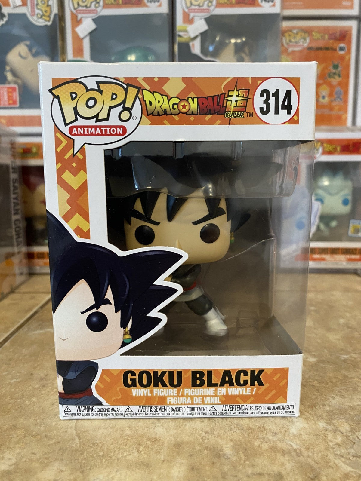 Funko Pop! Dragon Ball Super #314 Goku Black w Protector