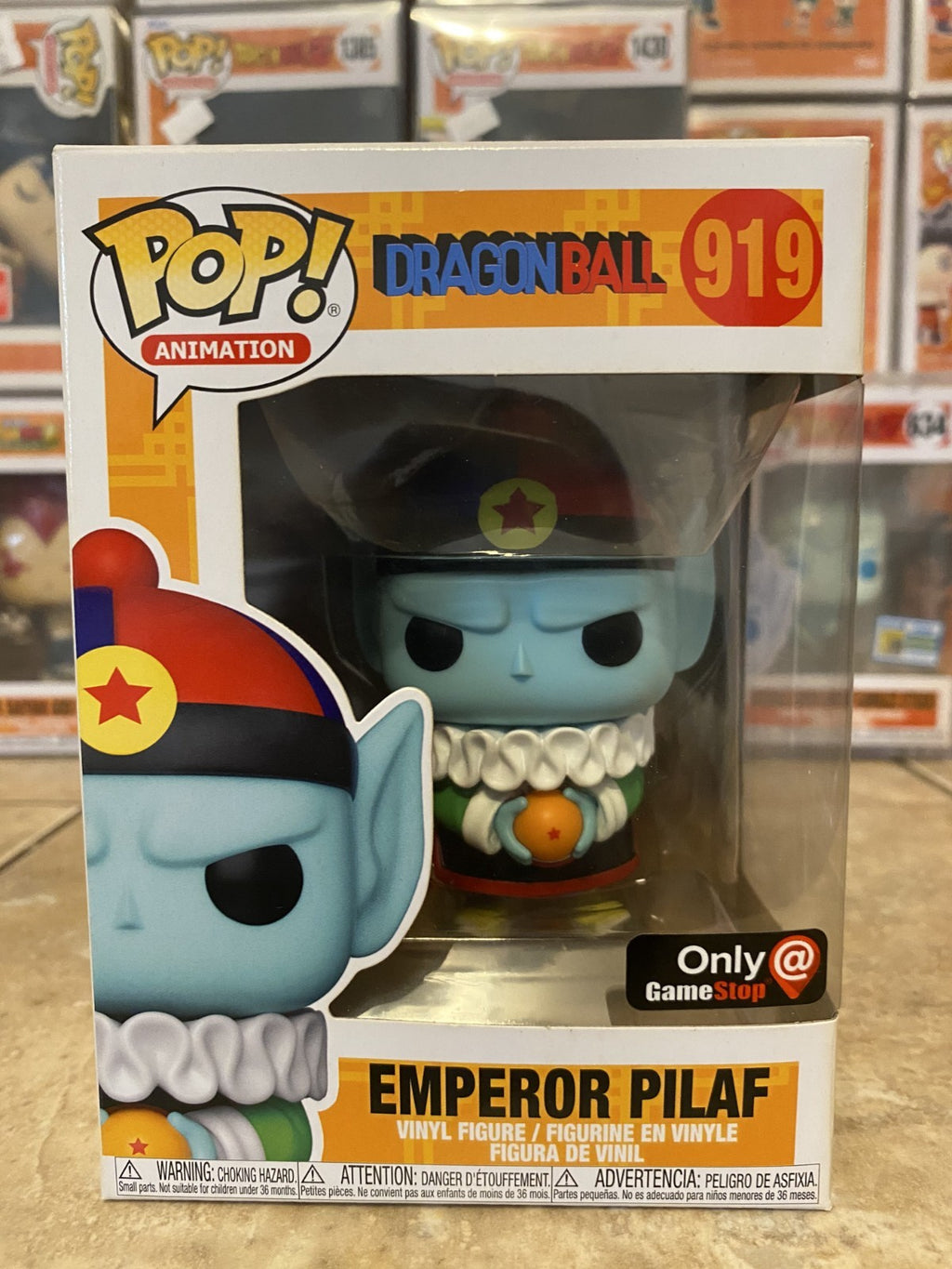 Funko Pop! Dragon Ball Z Empeor Pilaf #919 Game Stop Exclusive w Protector
