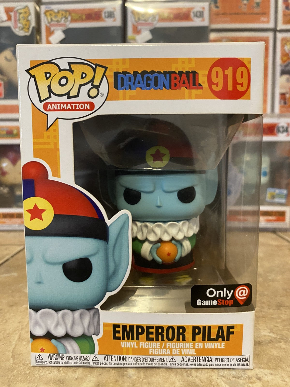 Funko Pop! Dragon Ball Z Empeor Pilaf #919 Game Stop Exclusive w Protector