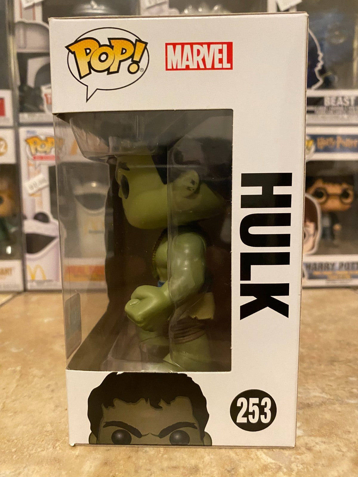 Funko Pop Marvel Thor Ragnarok Hulk 253 (2017 Fall Con) Vinyl Figure w Protector