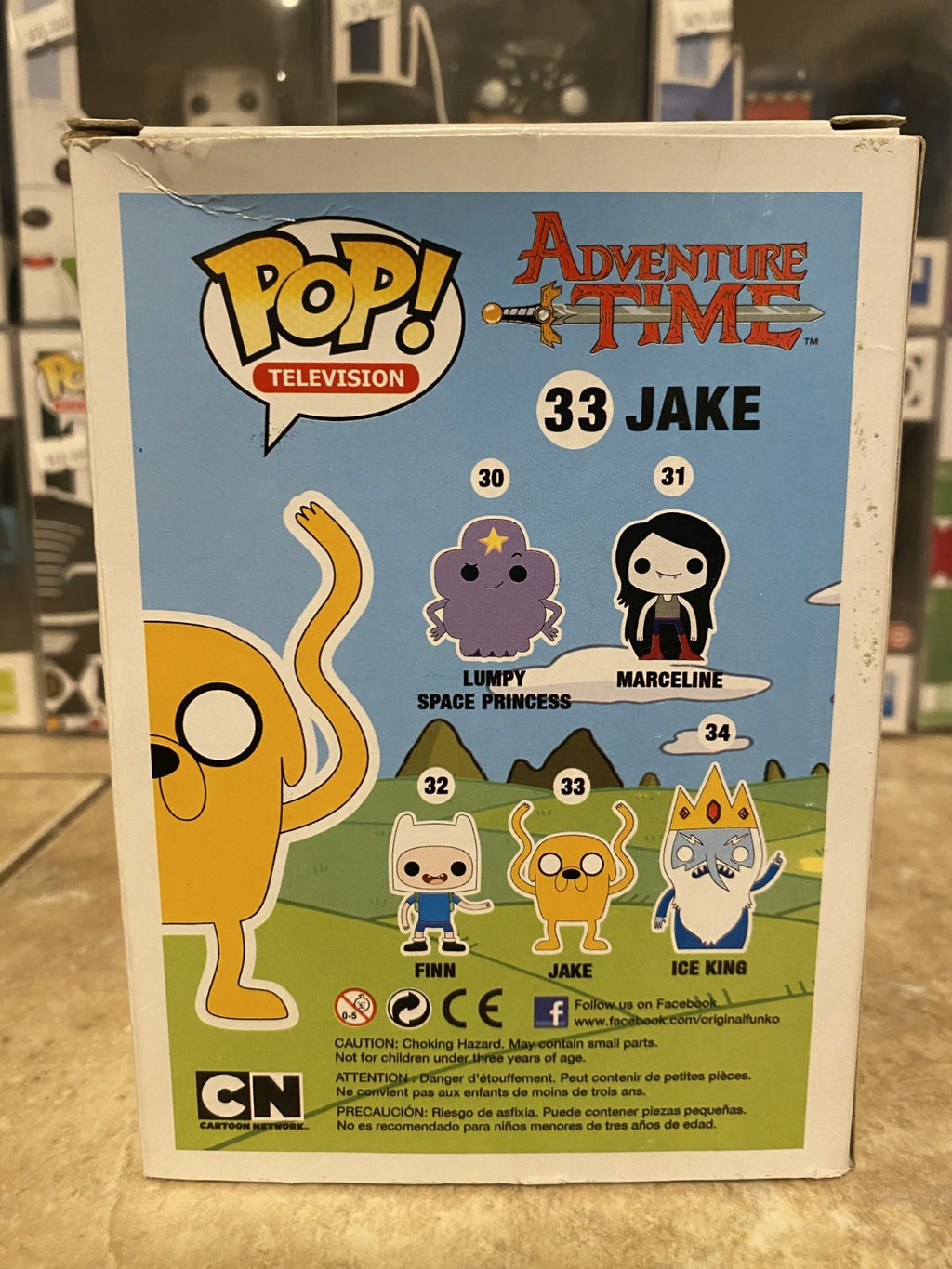 Funko Pop! Vinyl: Adventure Time - Jake the Dog #33 w/Box Protector