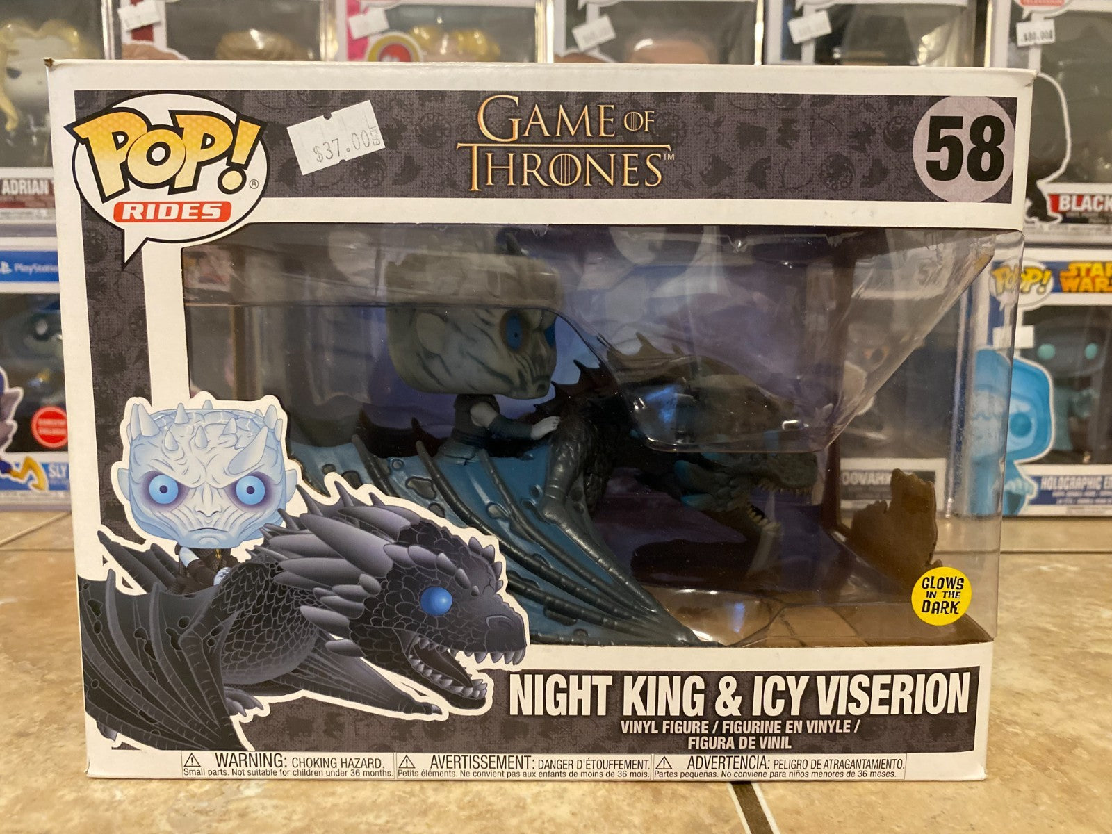 Funko Pop! Rides: Game of Thrones - Night King & Icy Viserion (Glows in the Dark