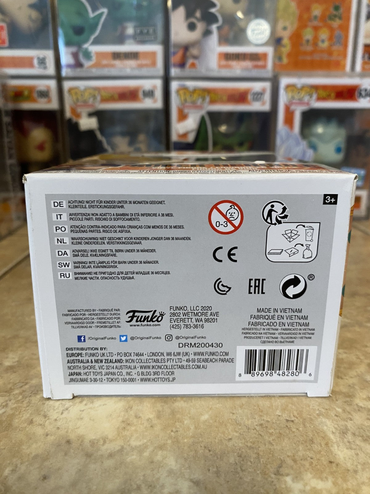 Funko Pop! Dragon Ball Super #818 Super Hercules GITD Exclusive w Protector