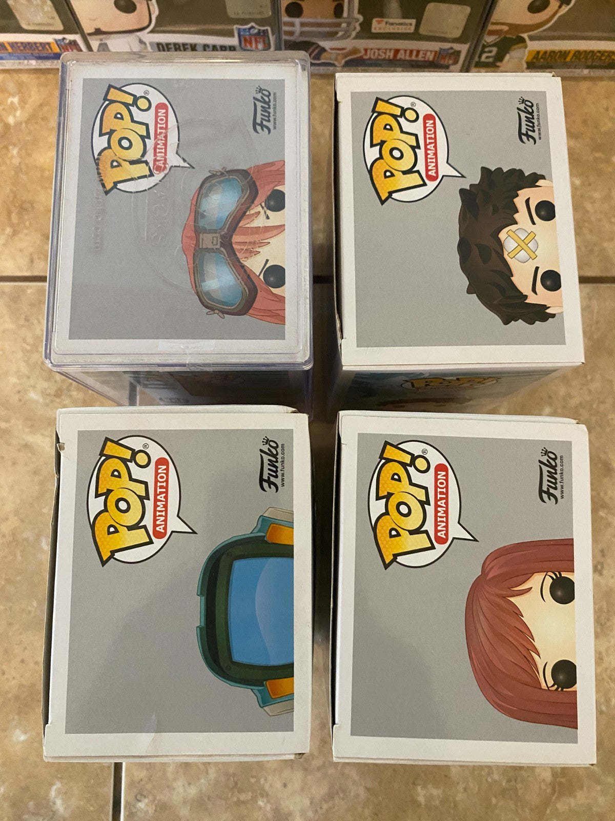Full Funko FLCL Set of 4 With Signed Haruko by Kari Walhgreen NO COA