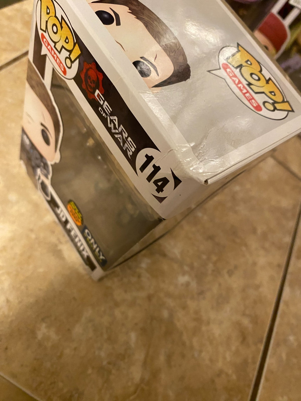 Funko Pop! Games: JD Fenix #114 GLOW Best Buy Vinyl Figure DAMAGED BOX