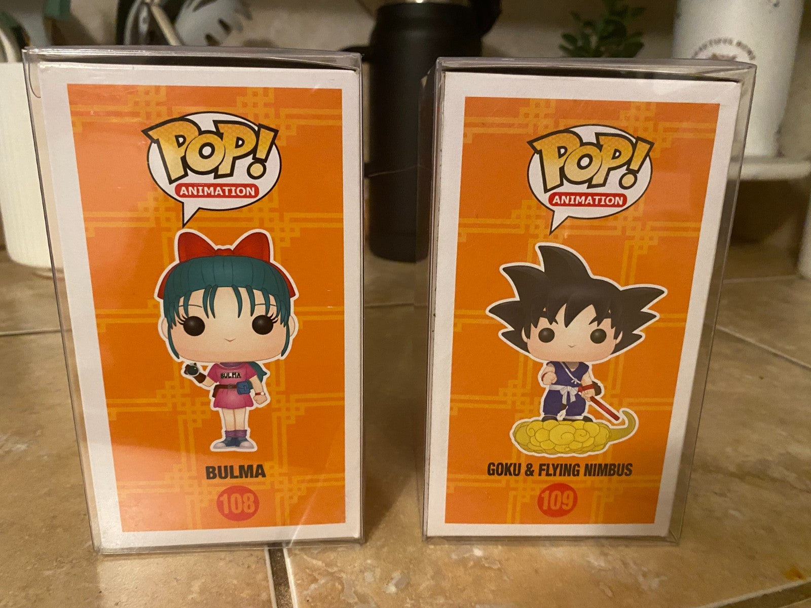 Funko Pop! Dragonball Set of 2 #108 - #109 w Protectors