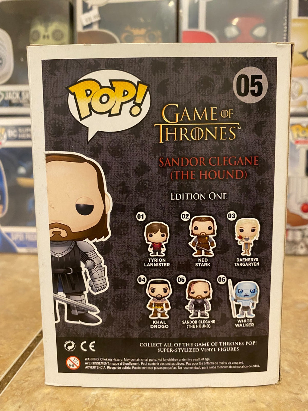 Funko Pop! Vinyl: Game of Thrones - The Hound #05 w Protector