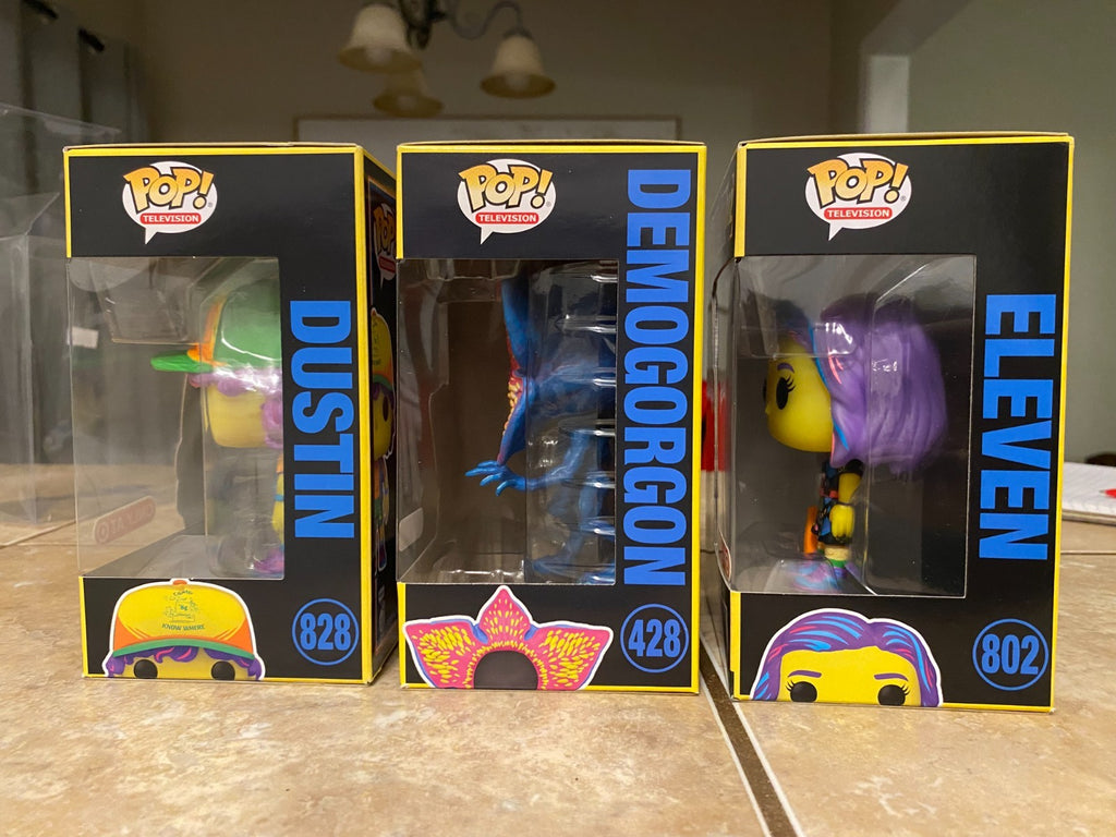 Funko Pop Netflix: Stranger Things - Black Light Set Target Exclusive Bundle