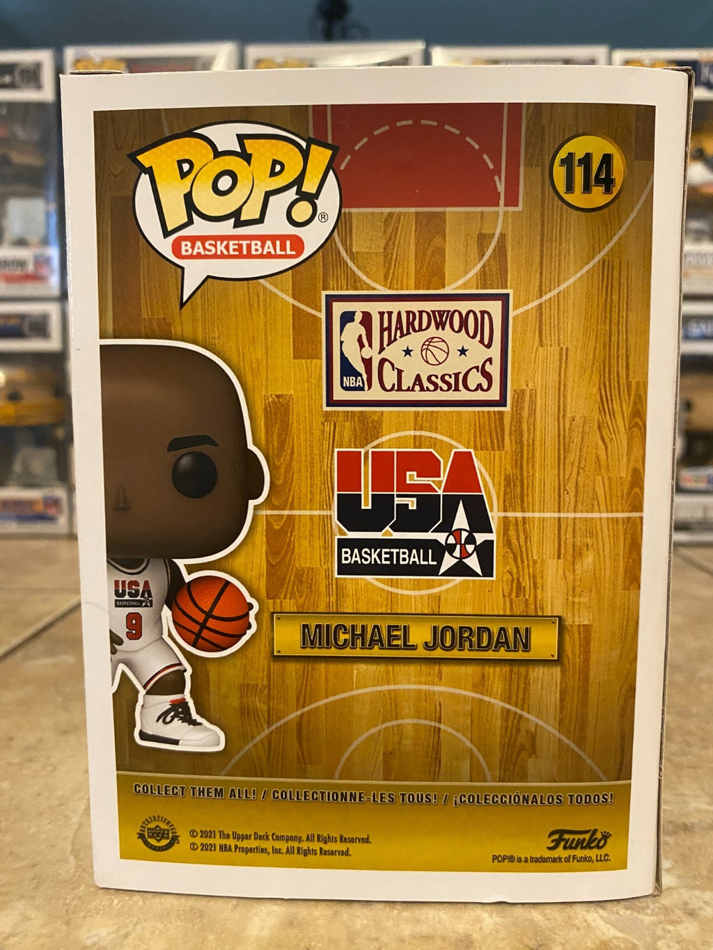 Funko Pop! Michael Jordan #114 (Team USA) Hobbiestock Exclusive w Protector
