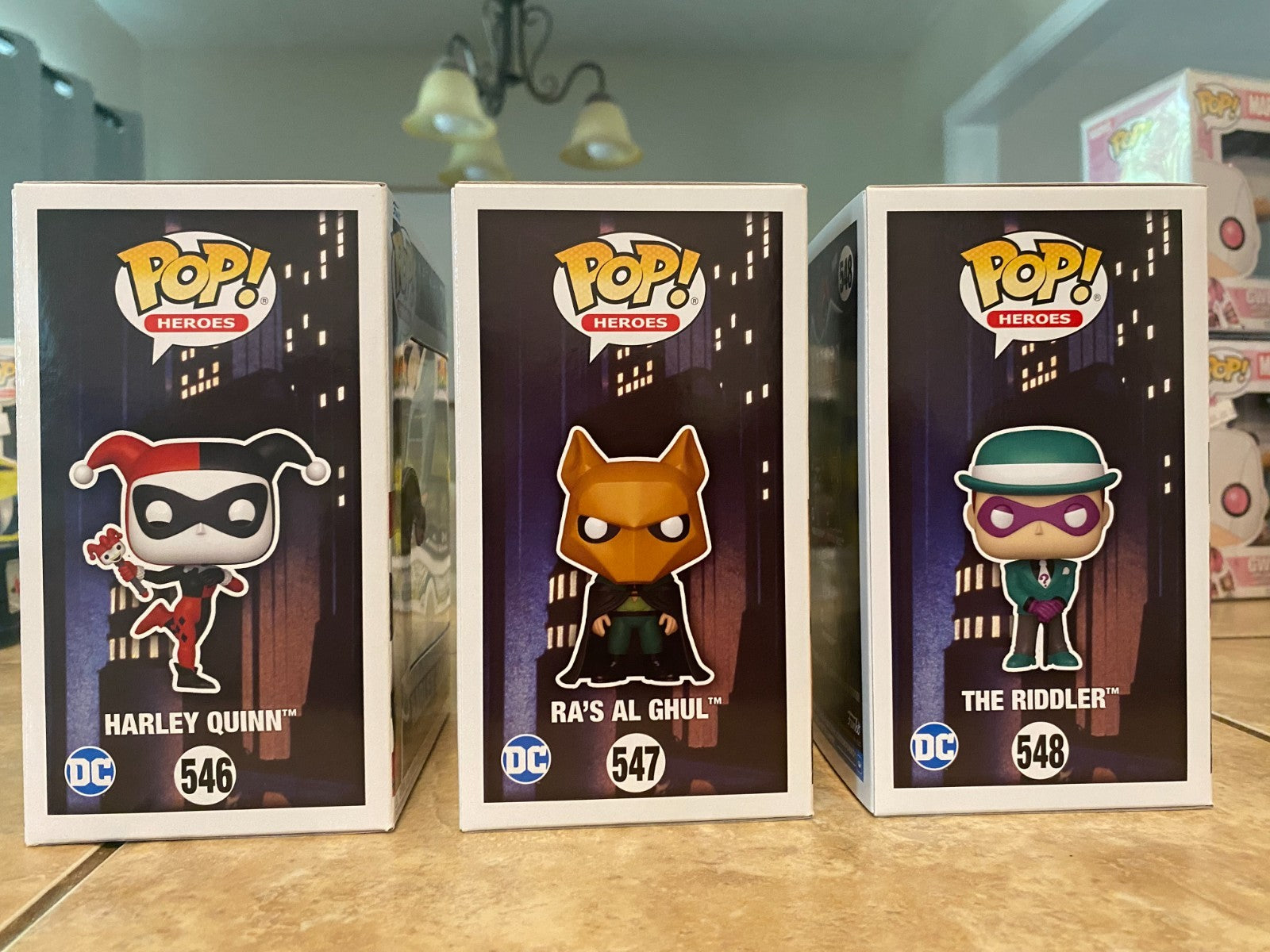 Funko Pop! Batman Animated Series #546 thru #548