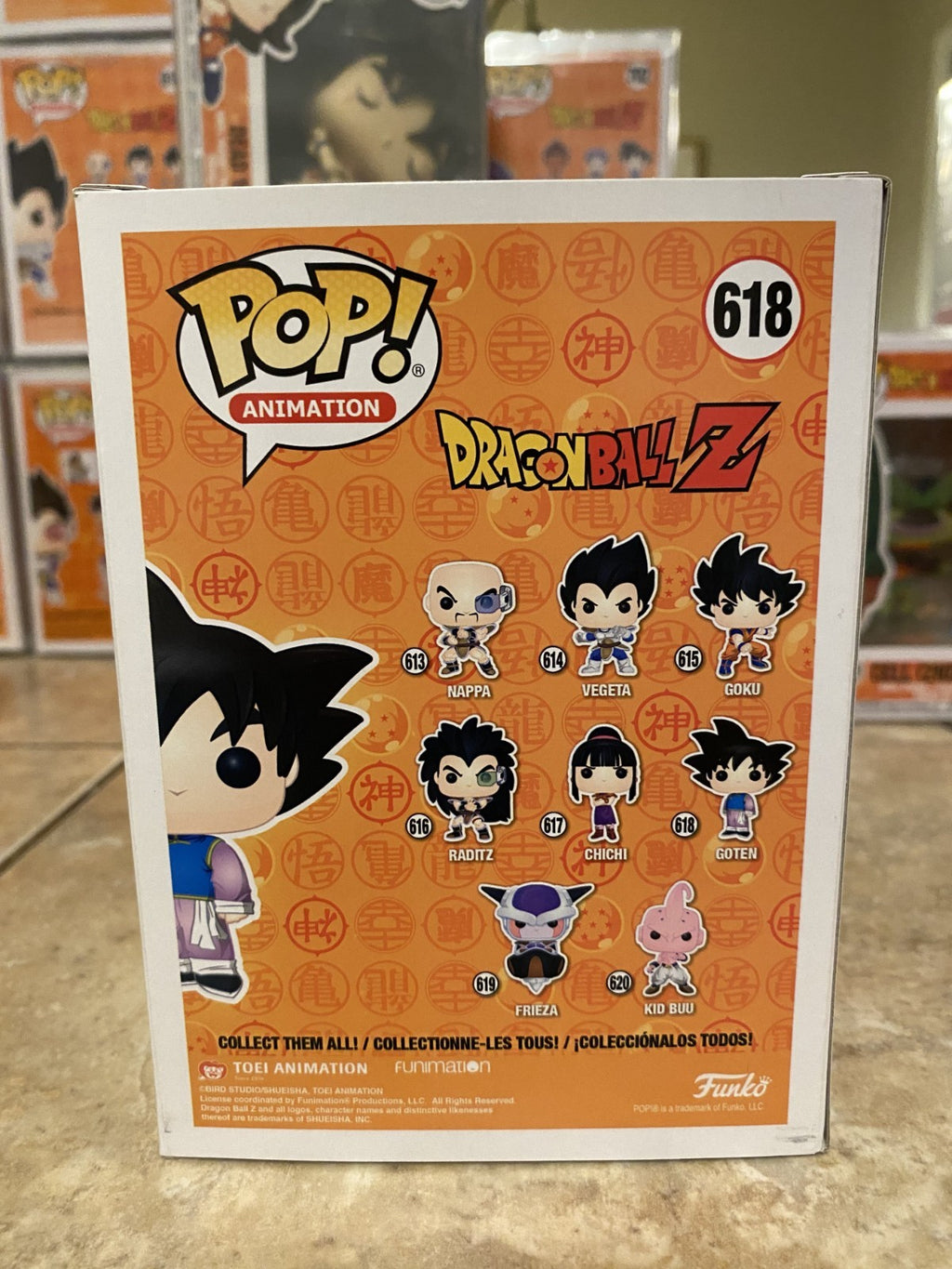 Funko Pop! Animation: Dragon Ball Z #618 Goten w Protector