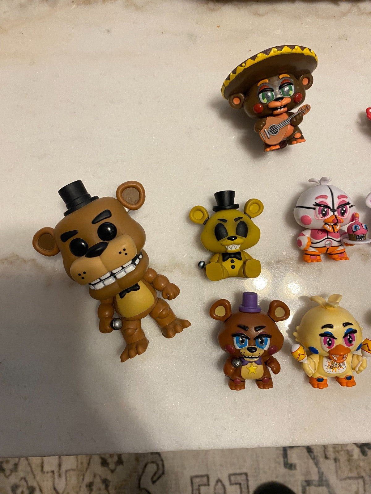 EXCLUSIVE!!! FNAF Funko Mystery Mini Lot w Rare 1/24 Mangle & Flocked Springtrap