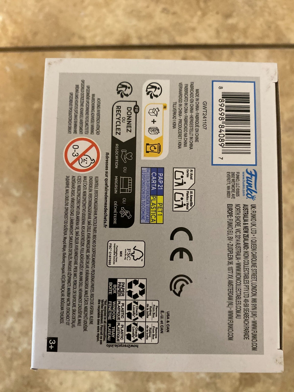 Funko Pop! Luffy Gear Five (Violet Eyes) (Pearlescent) Rare Pop w Protector