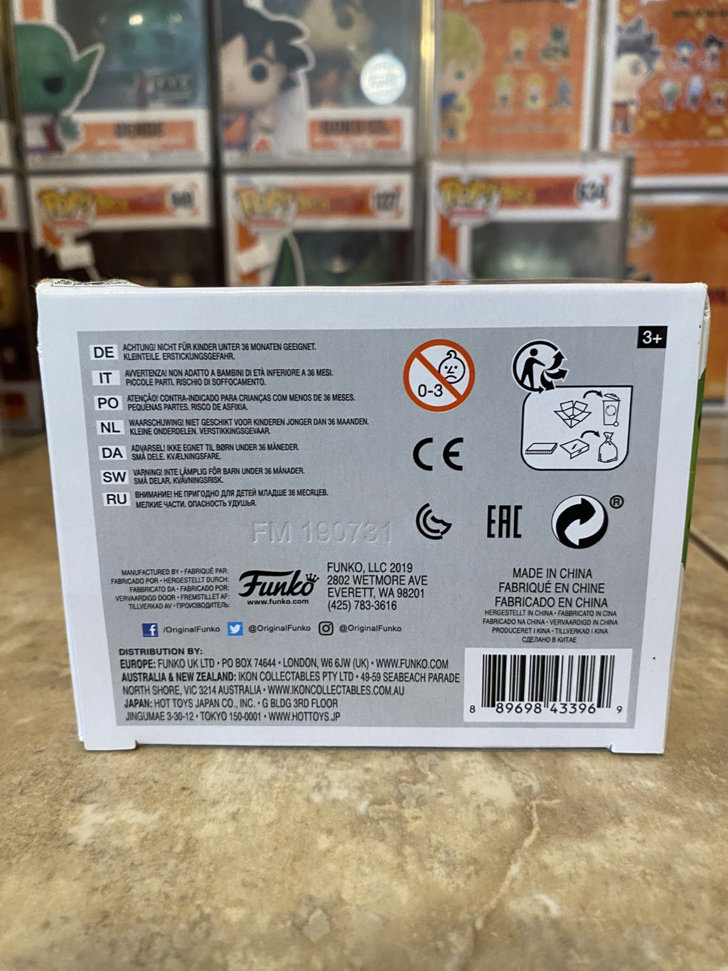 Funko Pop Dragon Ball Z #670 Piccolo 2019 NYC Fall Convention LE w Protector